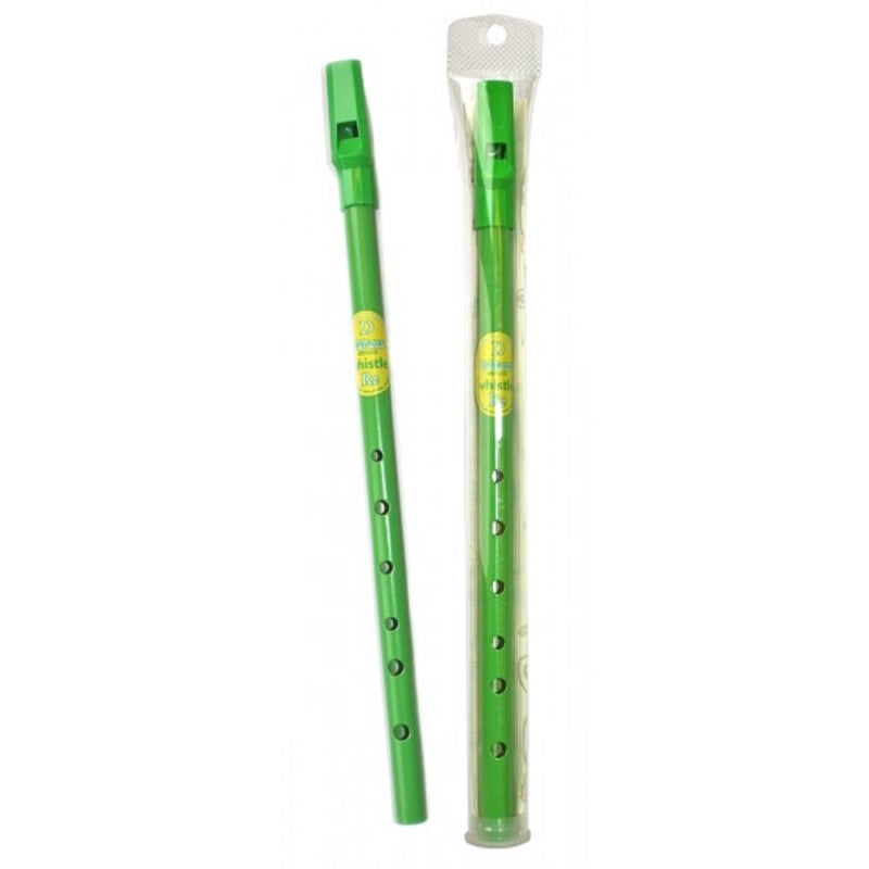 Waltons Light Green Whistle Tube - Fun & Colorful Tin Whistle - Key of D - Irish & International Instrument - Perfect for Beginners - Image 1